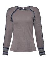 Polera Algodón Orgánico Mujer Maroma Azul Rockford