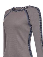 Polera Algodón Orgánico Mujer Maroma Azul Rockford