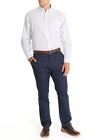 Camisa Cuello Button-Down Hombre WF Blanco a Cuadros Rockford
