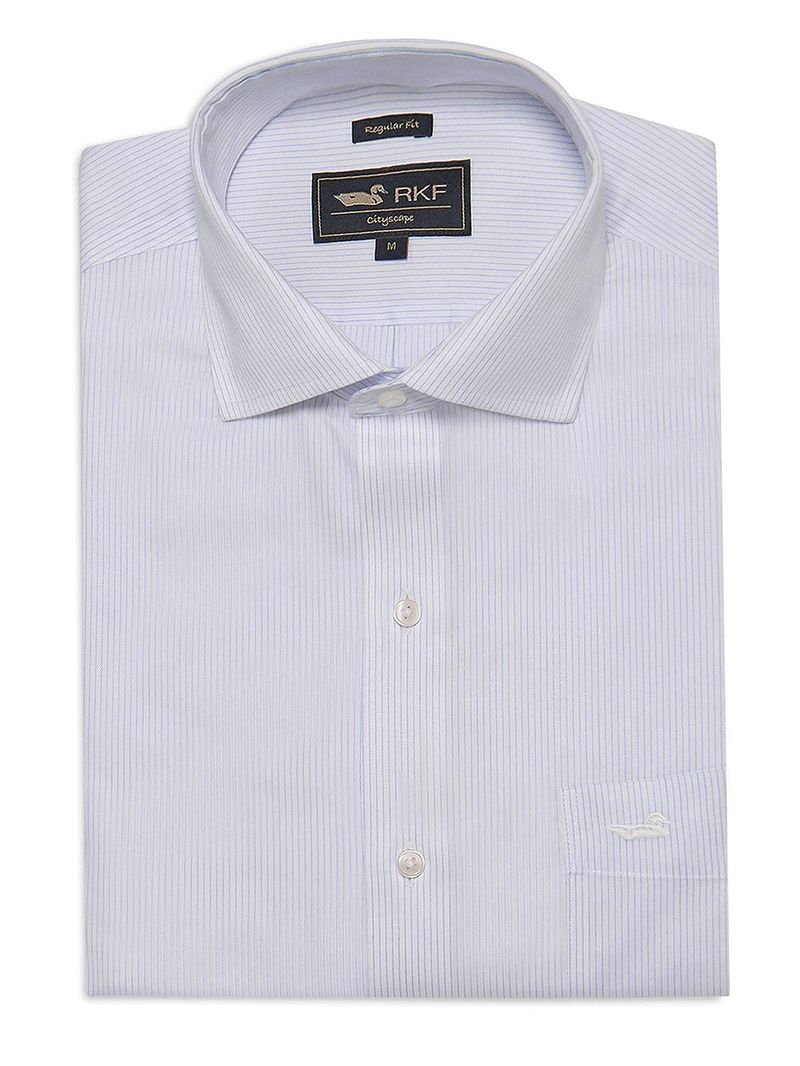 Camisa Cuello Italiano Hombre WF Blanco Rockford