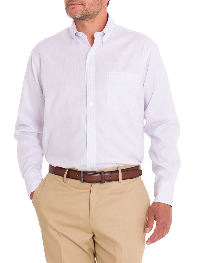 Camisa Cuello Button-Down Hombre WF Blanco Rockford