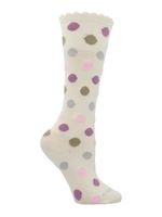 Calcetin Algodón Niña Kh St Circle Crema Hush Puppies