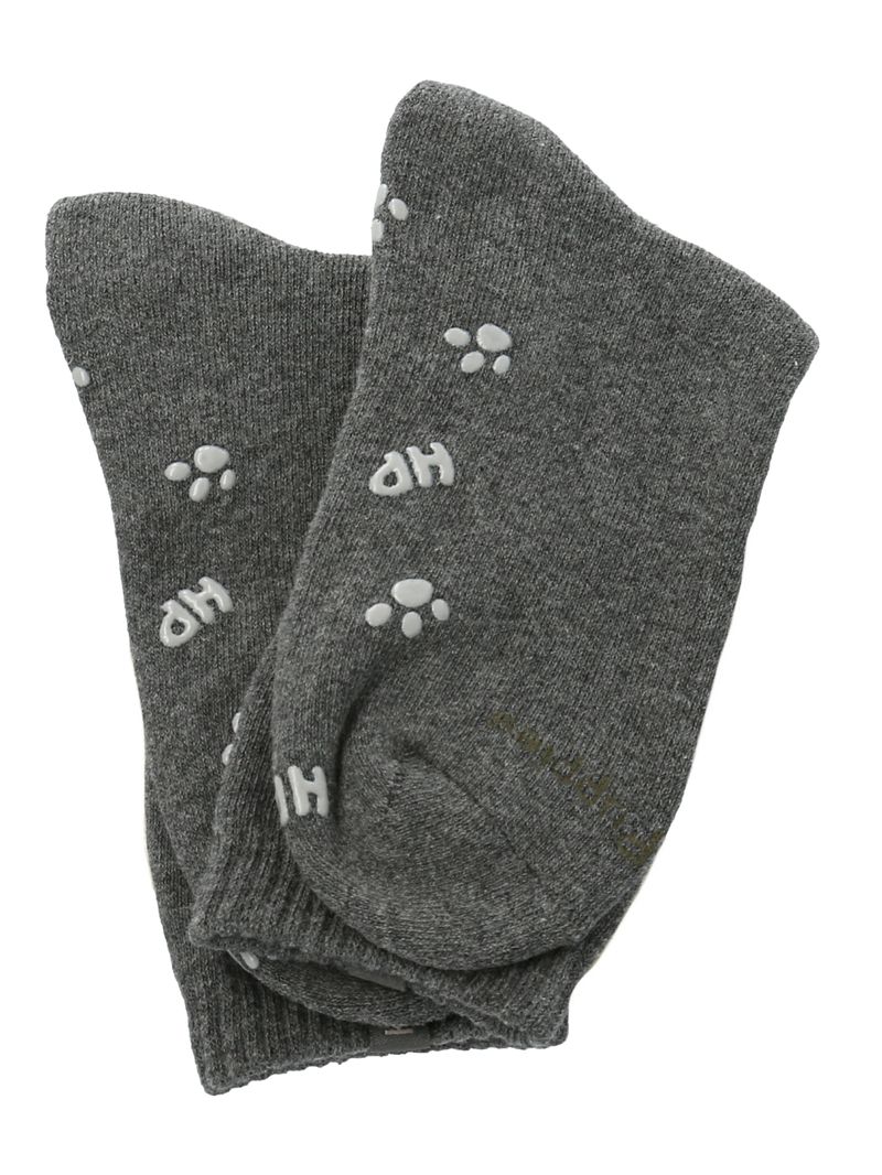 Calcetin Algodón Niño Heavy Plain Gris Hush Puppies