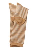 Calcetin-Algodon-Niño-Kh-Stripes-Dog-Beige-Crudo-Hush-Puppies