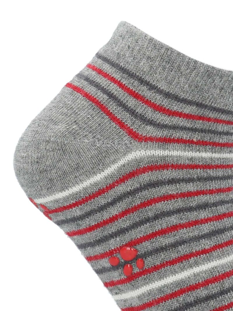 Calcetin-Algodon-Niño-Ped-Lines-Gris-Hush-Puppies