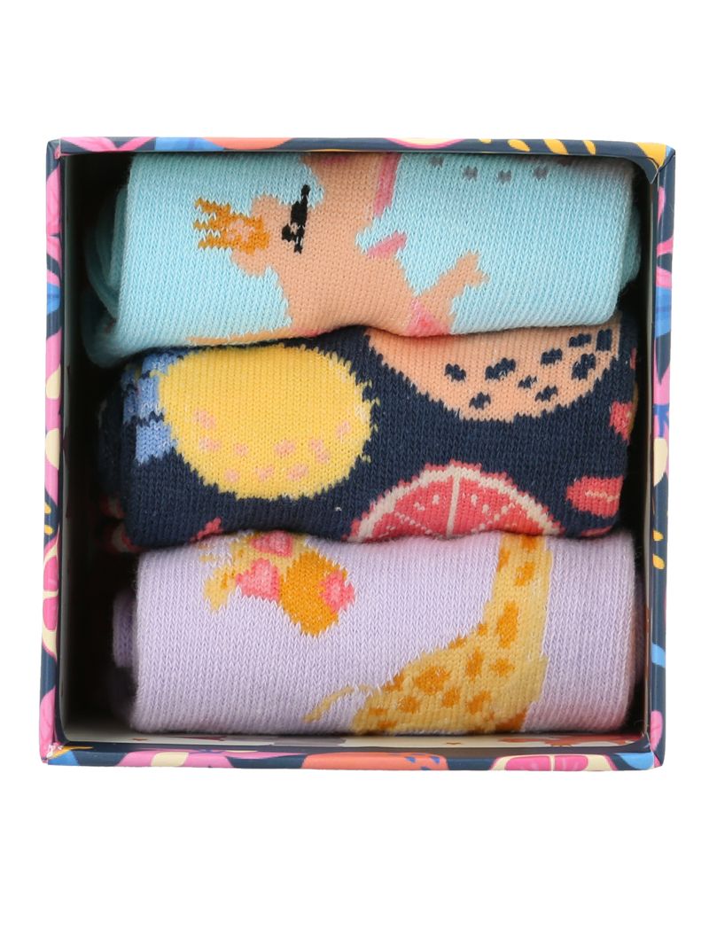 Calcetin-Algodon-Niña-Pack-Gift-Adven-Multicolor-Hush-Puppies