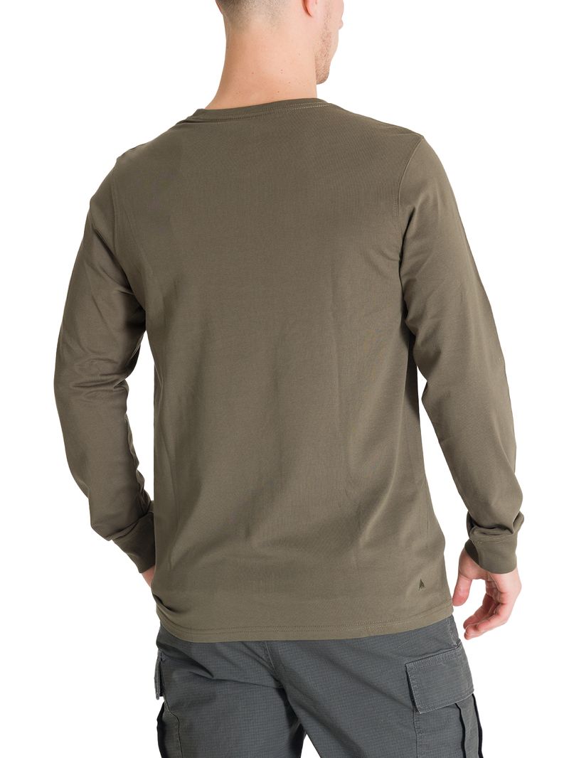 Polera-Manga-Larga-Hombre-Mini-Chest-Logo-Verde-Burton