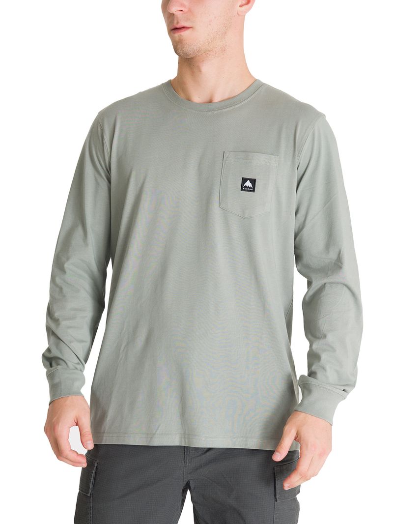 Polera-Manga-Larga-Hombre-Colfax-Verde-Burton