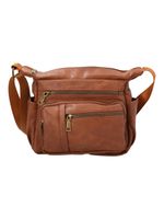 Cartera Mujer Monza Cross Café Azaleia