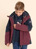 Parka-Tres-En-Uno-Waterproof-Niña-Optimus-Rosado
