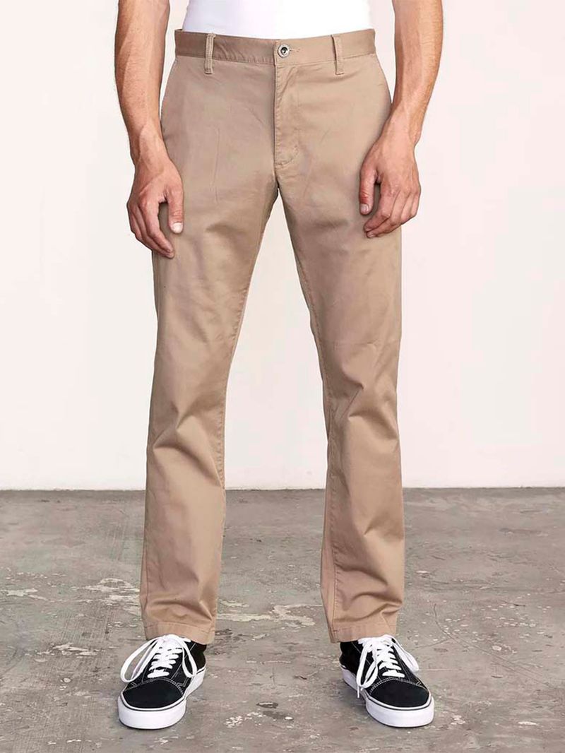 Pantalon-Hombre-Stretch-fit-Beige-RVCA