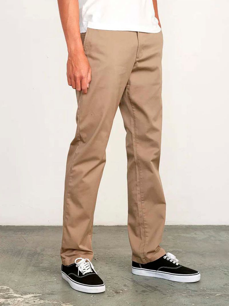 Pantalon-Hombre-Stretch-fit-Beige-RVCA