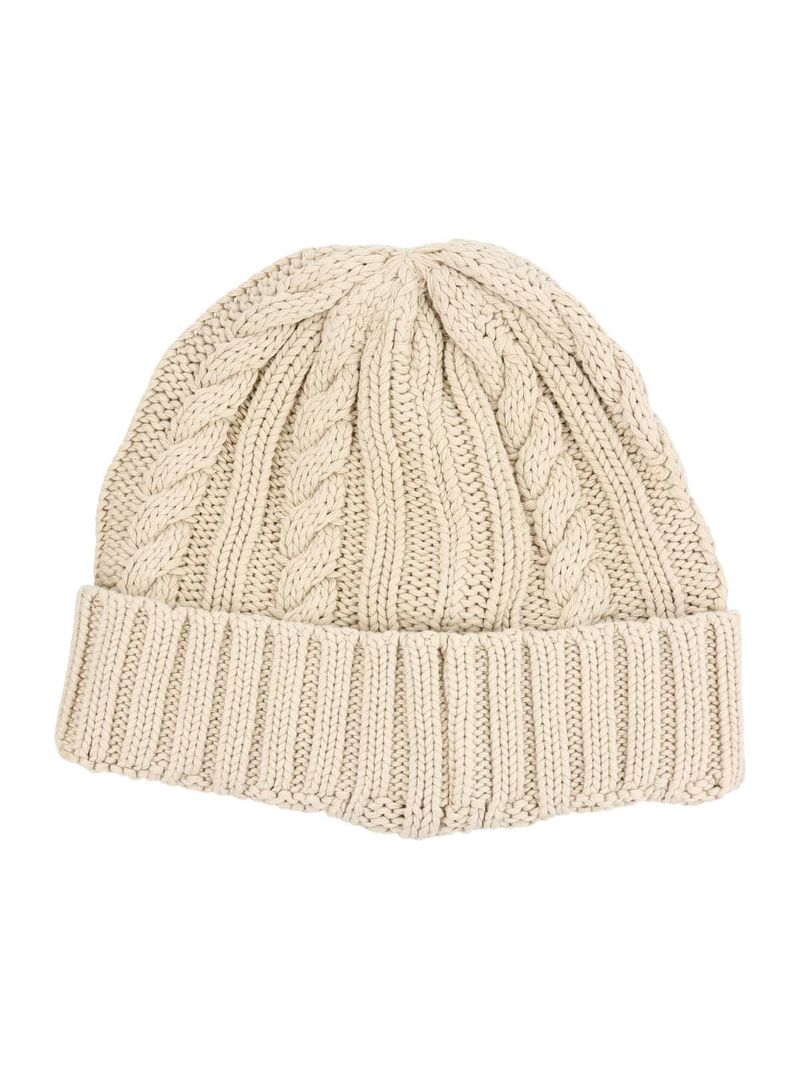 Gorro-Algodon-Unisex-Beanie-Braid-Washed-Blanco-Rockford