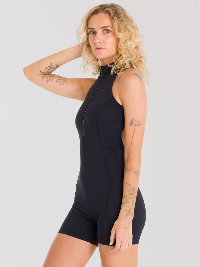 Enterito Corto Mujer Jumpsuit SME Negro BSoul