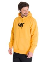Poleron-Casual-Unisex-FLEECE-CAT-LOGO-PULLOVER-HOODIE-AMARILLO-CAT