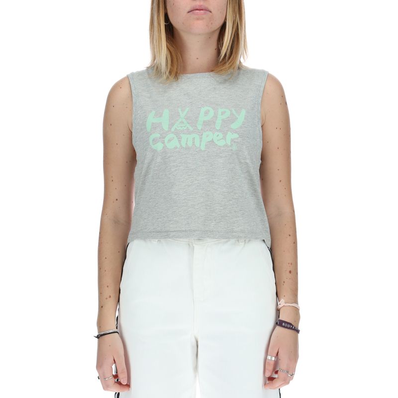 Polera Mujer Happy Camp Crop Tank
