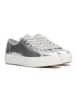 Zapatilla Triple Kick Cuero Metálica