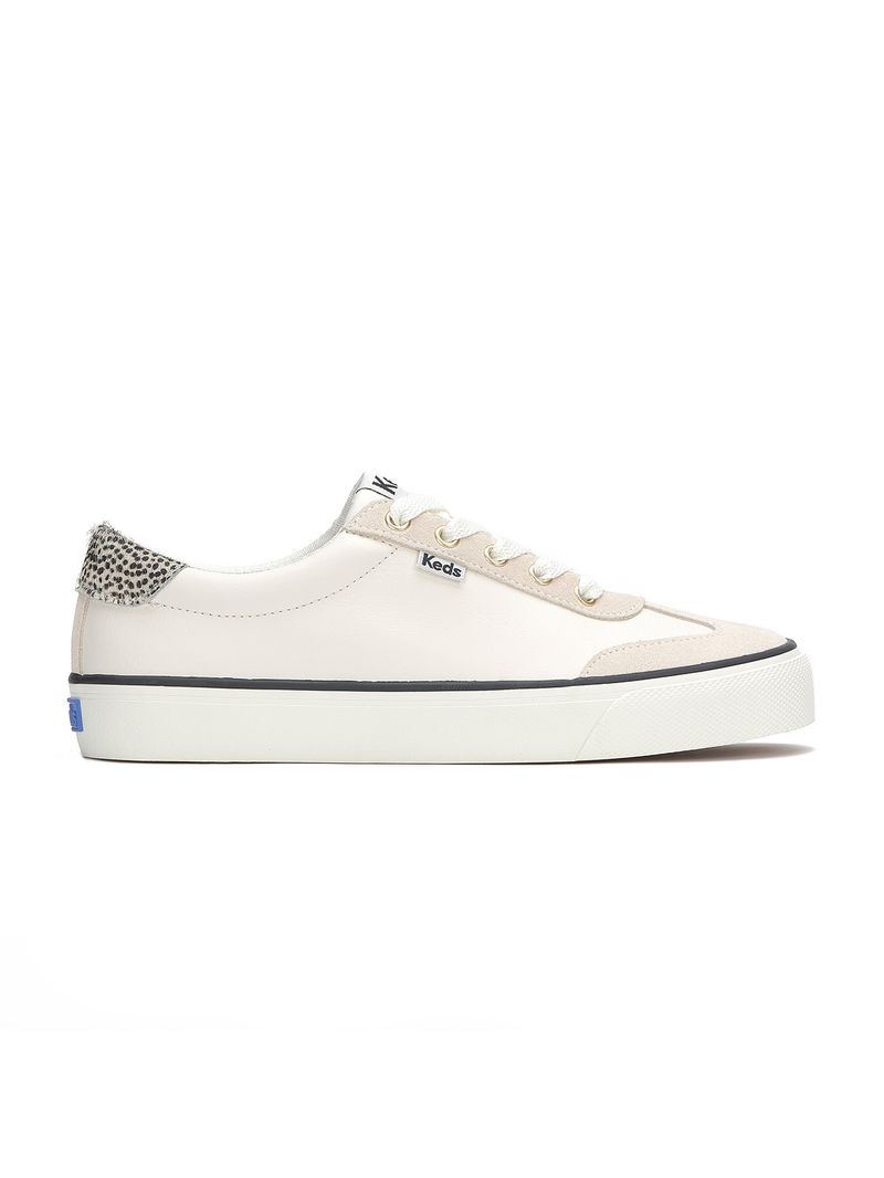 Zapatilla Jump Kick Cuero Beige