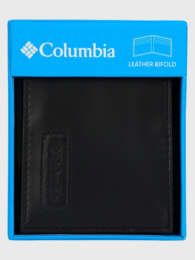 Billetera Passcase Padded Logo Negro Columbia