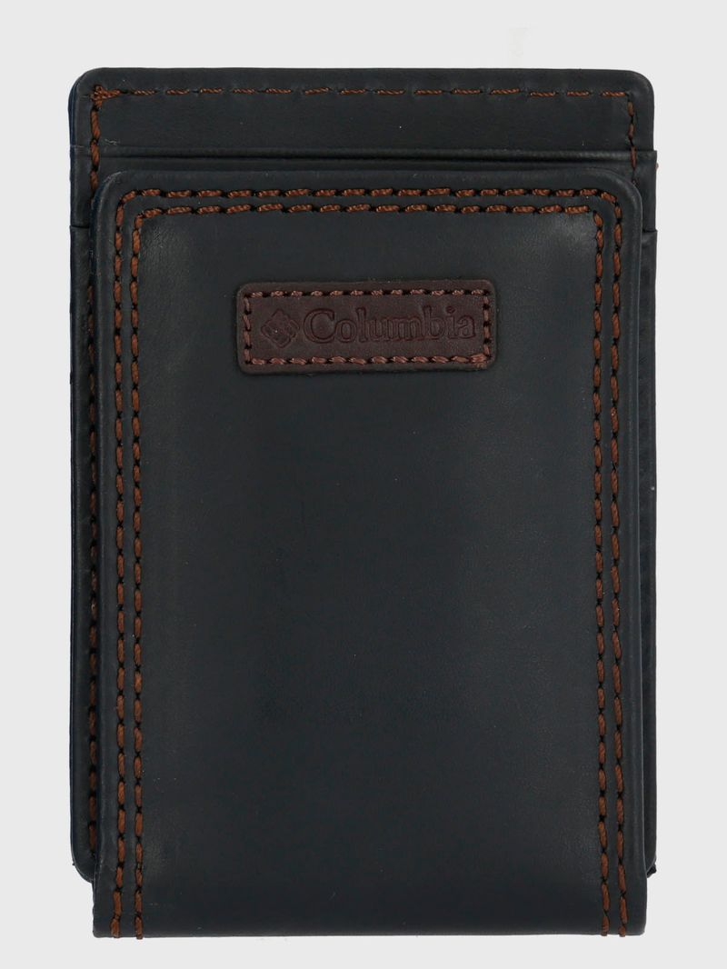 Billetera Rfid Wide Magnetic Negro Columbia