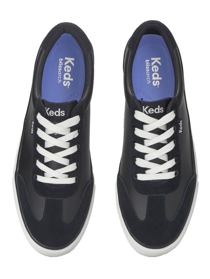 Zapatilla Jump Kick T-Toe Lthr/Gamuza Negra