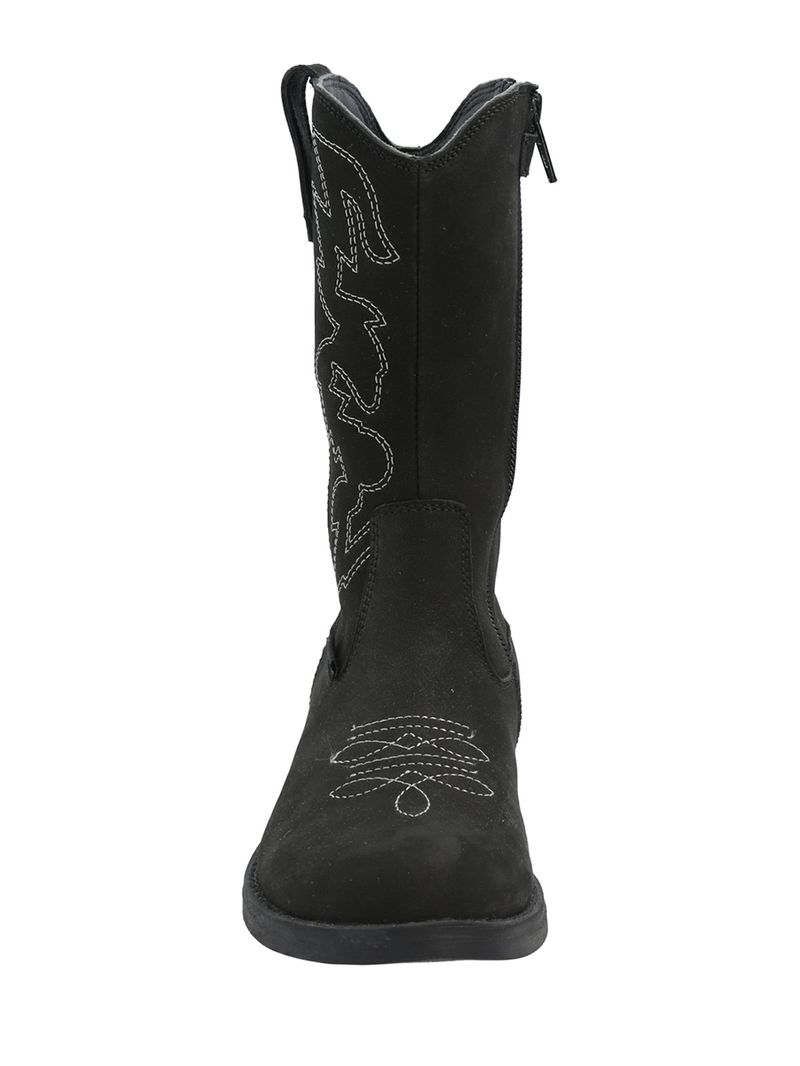Bota-Cuero-Niña-New-Texas-Negro