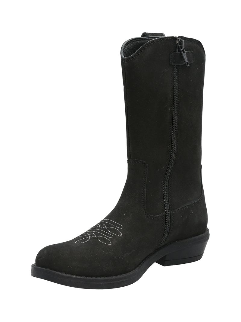 Bota-Cuero-Niña-New-Texas-Negro