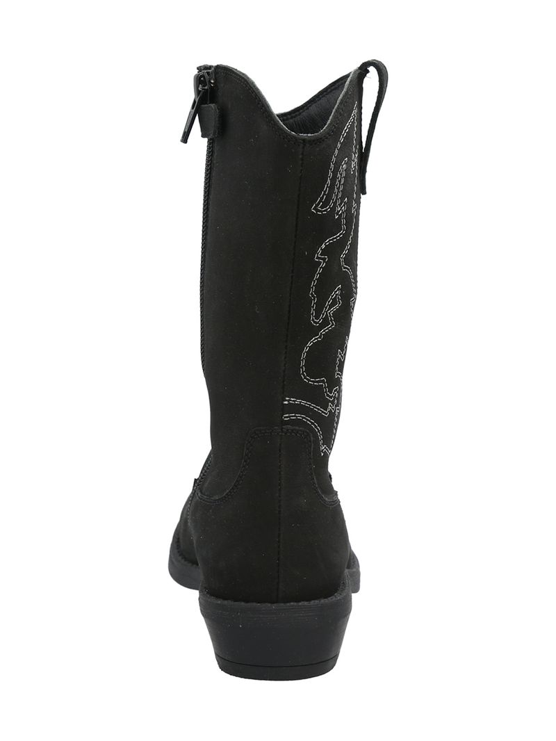 Bota-Cuero-Niña-New-Texas-Negro