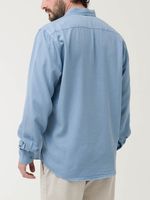Camisa-Tencel-Hombre-Tencelhalf-Azul-Rockford