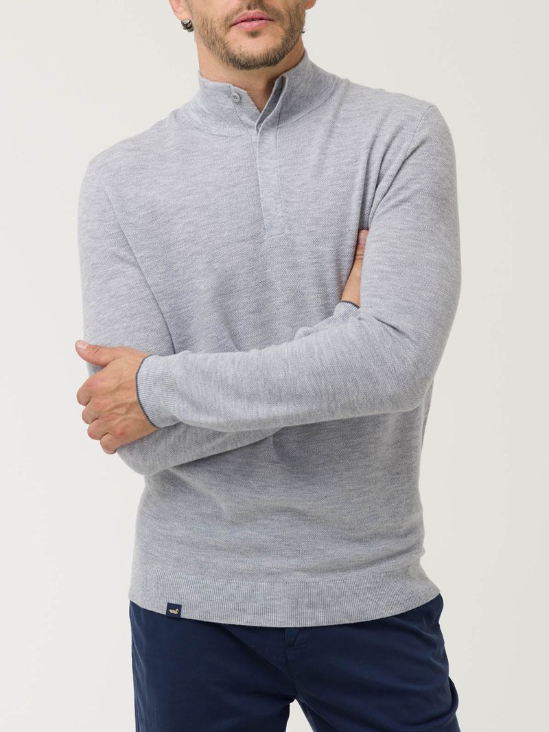 Sweater-Lana-Mercerizada-Hombre-Lucca-Gris-Rockford