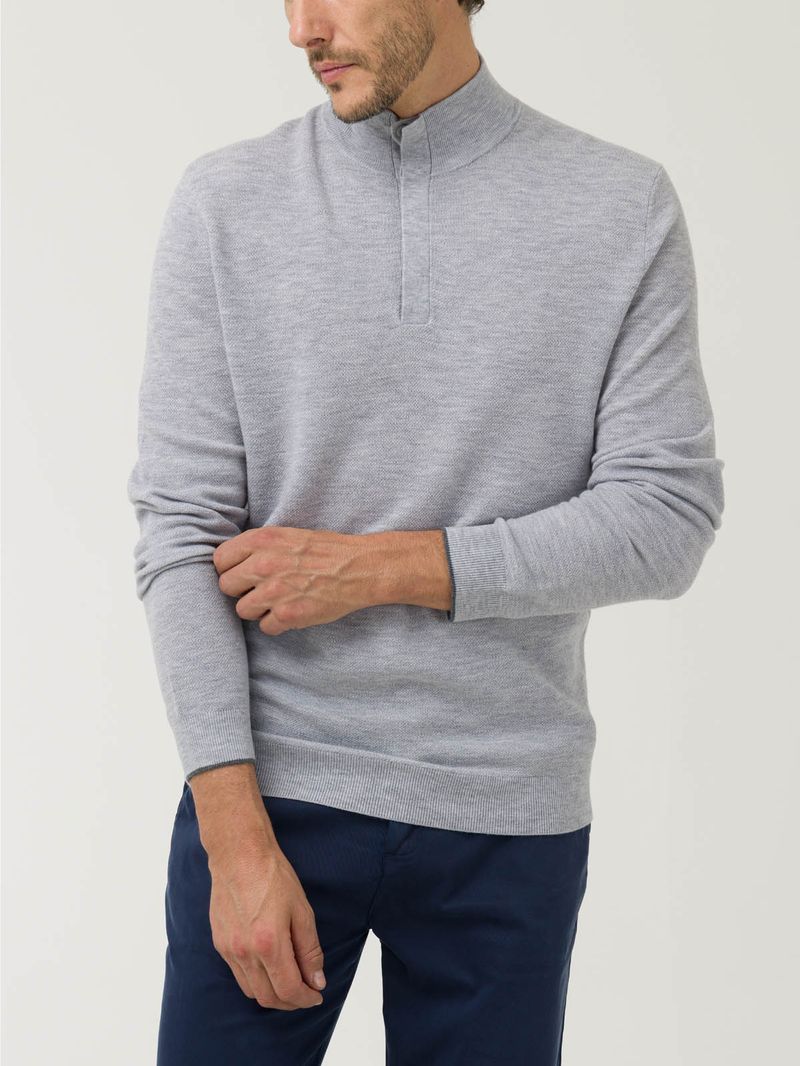 Sweater-Lana-Mercerizada-Hombre-Lucca-Gris-Rockford