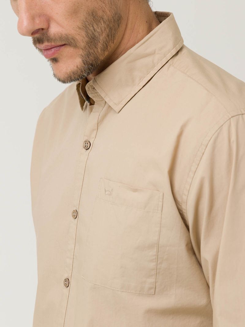 Camisa-Algodon-Organico-Hombre-Galiton-Cafe-Rockford