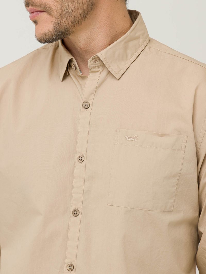Camisa-Algodon-Organico-Hombre-Galiton-Cafe-Rockford
