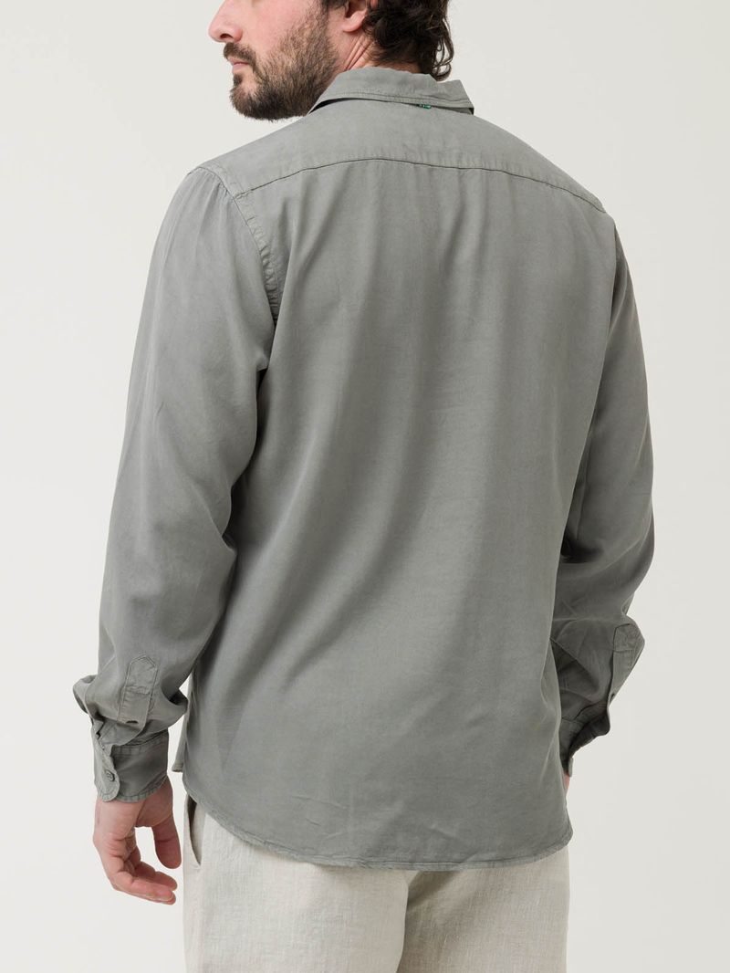 Camisa-Tencel-Hombre-Tencelhalf-Gris-Rockford
