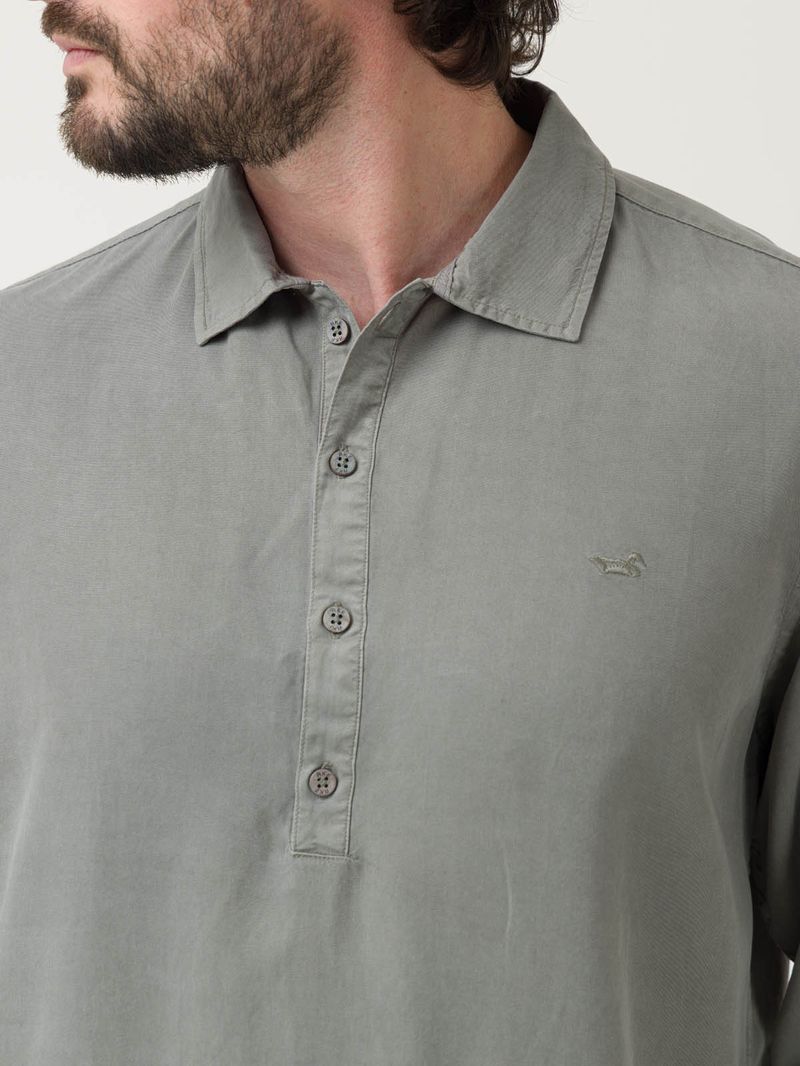 Camisa-Tencel-Hombre-Tencelhalf-Gris-Rockford
