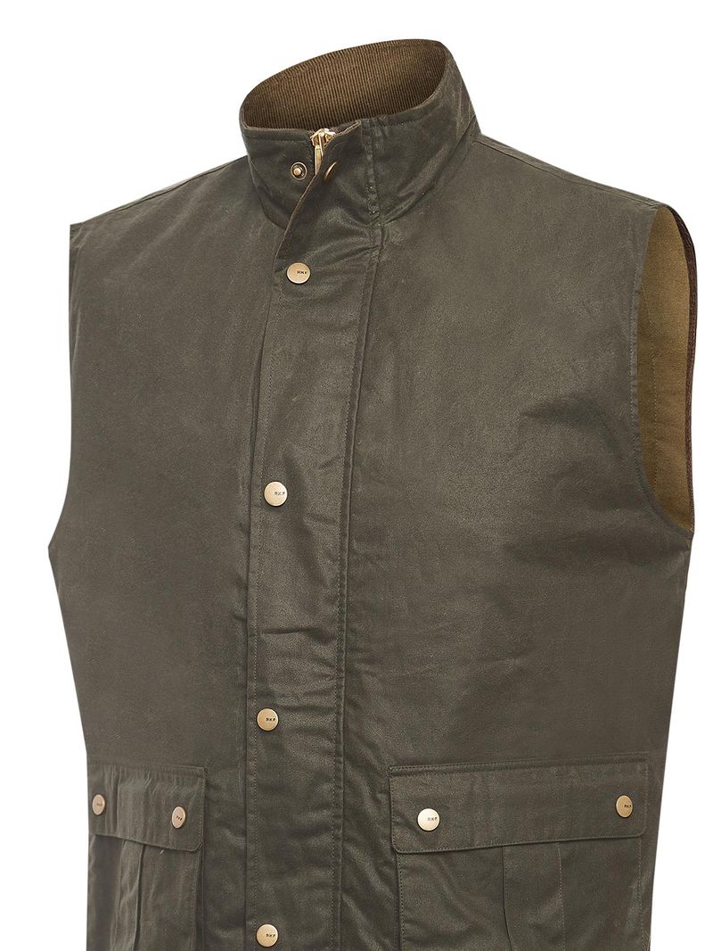 Chaqueta-Algodon-Encerado-Hombre-WAX-Verde-Rockford