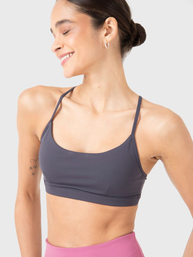 Peto Mujer Flo Gris Bsoul