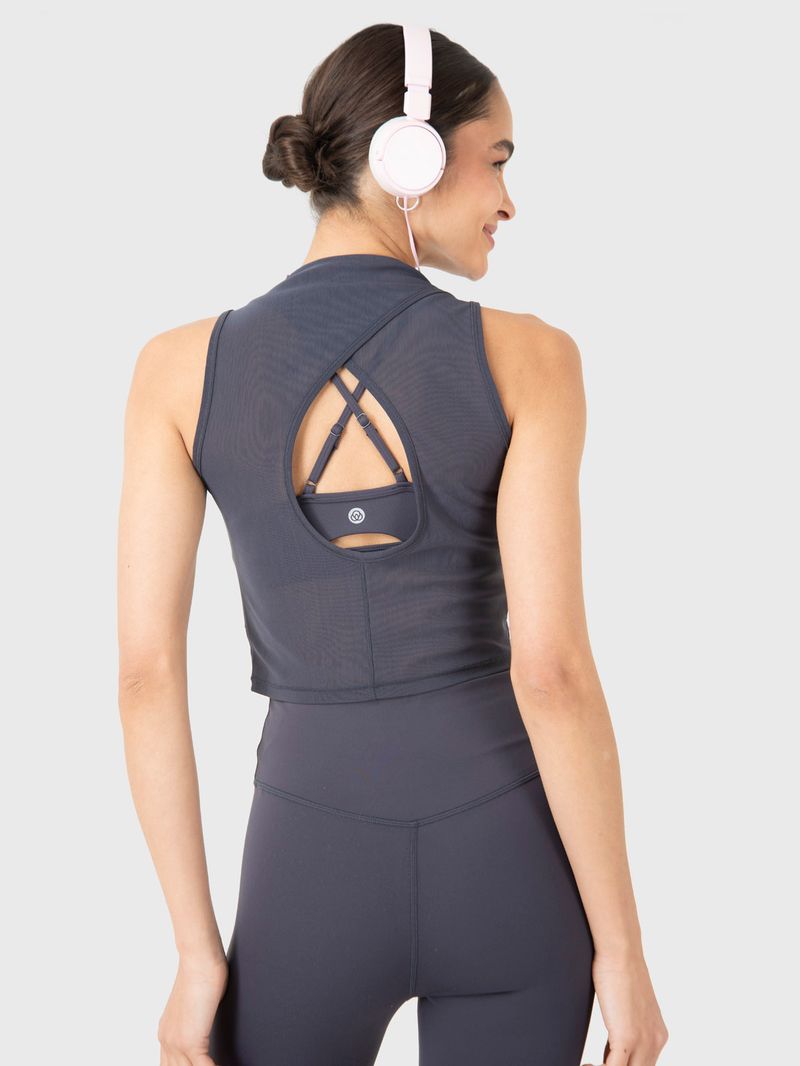 Polera-Mujer-Crop-Mesh-Back-Acero-Bsoul
