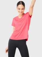 Polera Mujer V-Neck Fucsia Bsoul