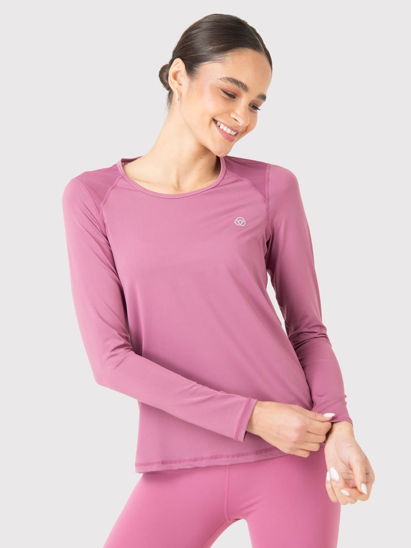 Polera-Mujer-First-Layer-Mesh-Rosado-Bsoul