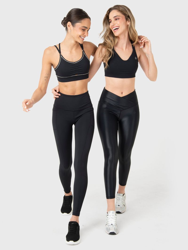 Calza Mujer Hr Ankle Leg Eva II Negra Bsoul