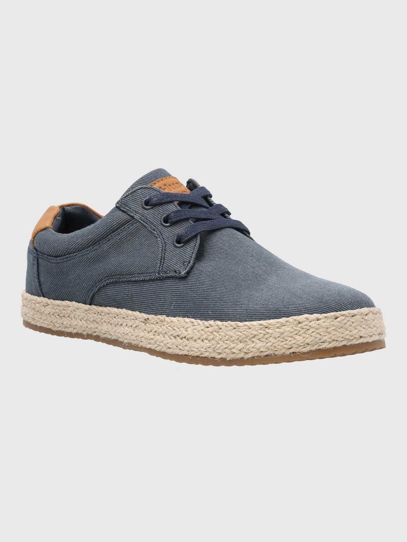 Zapatilla-Alpargata-Hombre-Bernie-Azul-Hush-Puppies