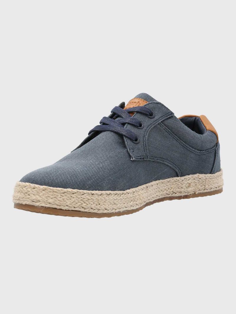 Zapatilla-Alpargata-Hombre-Bernie-Azul-Hush-Puppies