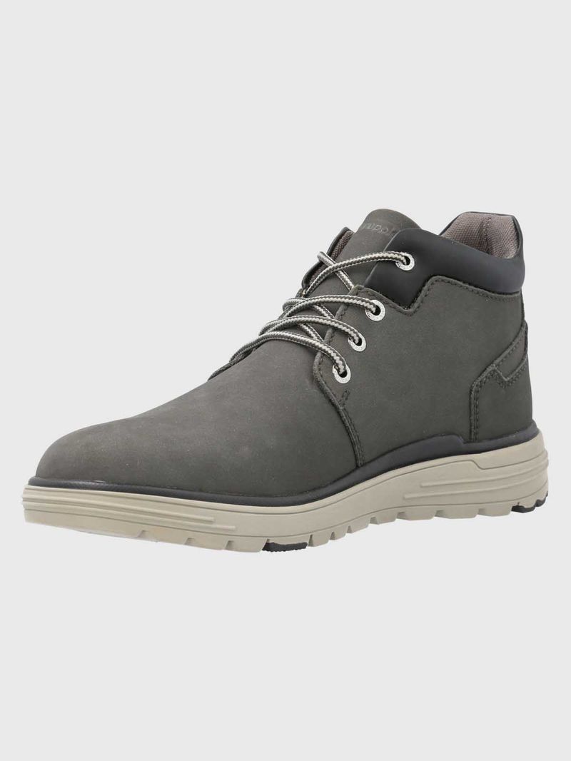 Botin Cuero William Gris Hush Puppies