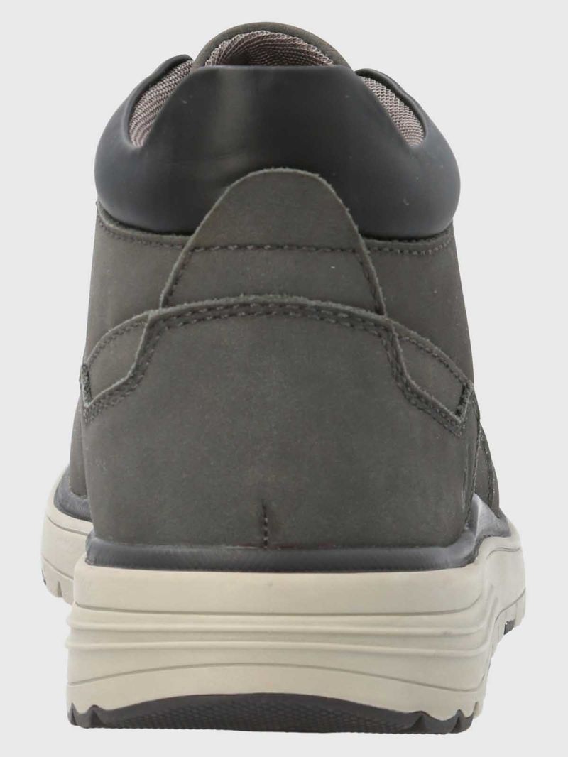 Botin Cuero William Gris Hush Puppies