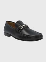 Mocasin Cuero Italiano Spello Negro Hush Puppies