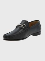 Mocasin Cuero Italiano Spello Negro Hush Puppies