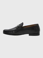 Mocasin Cuero Italiano Spello Negro Hush Puppies