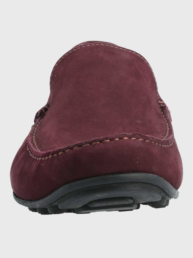 Mocasin Cuero Hombre Blumenau Burdeo Hush Puppies