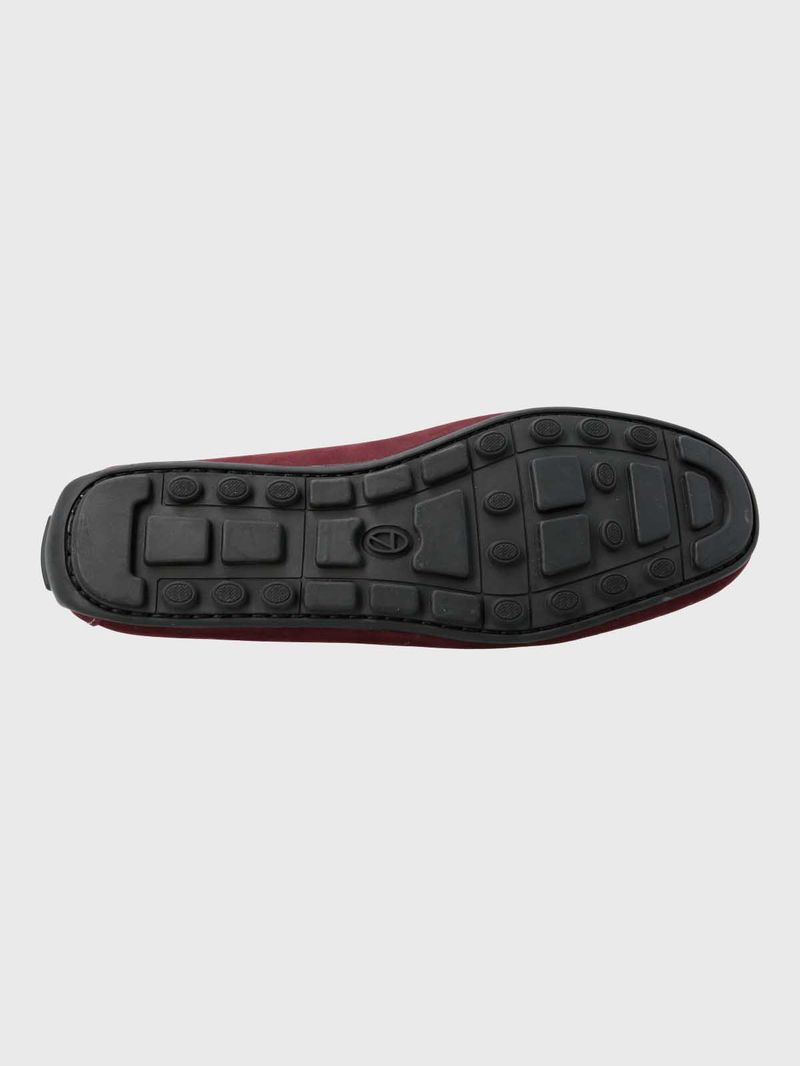 Mocasin Cuero Hombre Blumenau Burdeo Hush Puppies